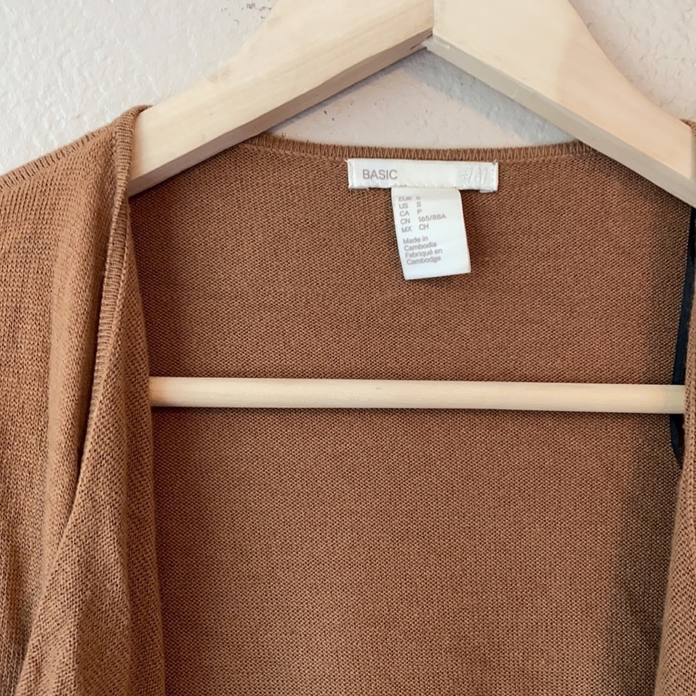 H&M Basics Burnt Orange Fall Cardigan - Picture 3 of 8
